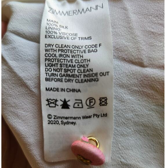 Zimmermann The Lovestruck Natural Paisley Floral Silk Chiffon Tank‎ Top - Picture 8 of 10